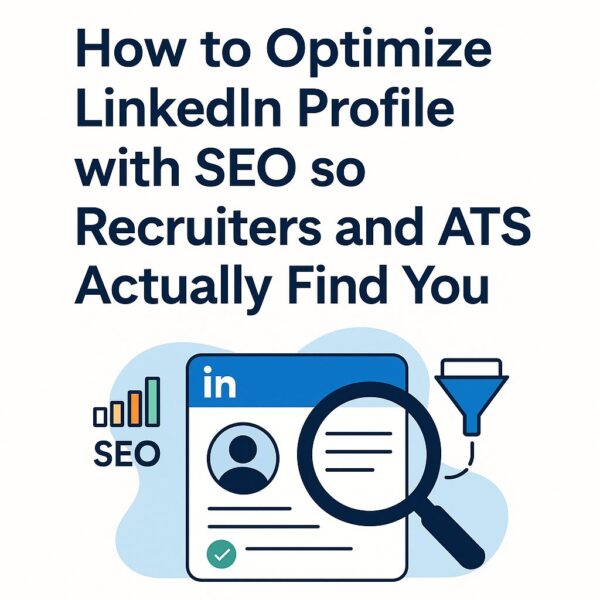 How to optimize LinkedIn profile illustration with SEO and ATS elements.